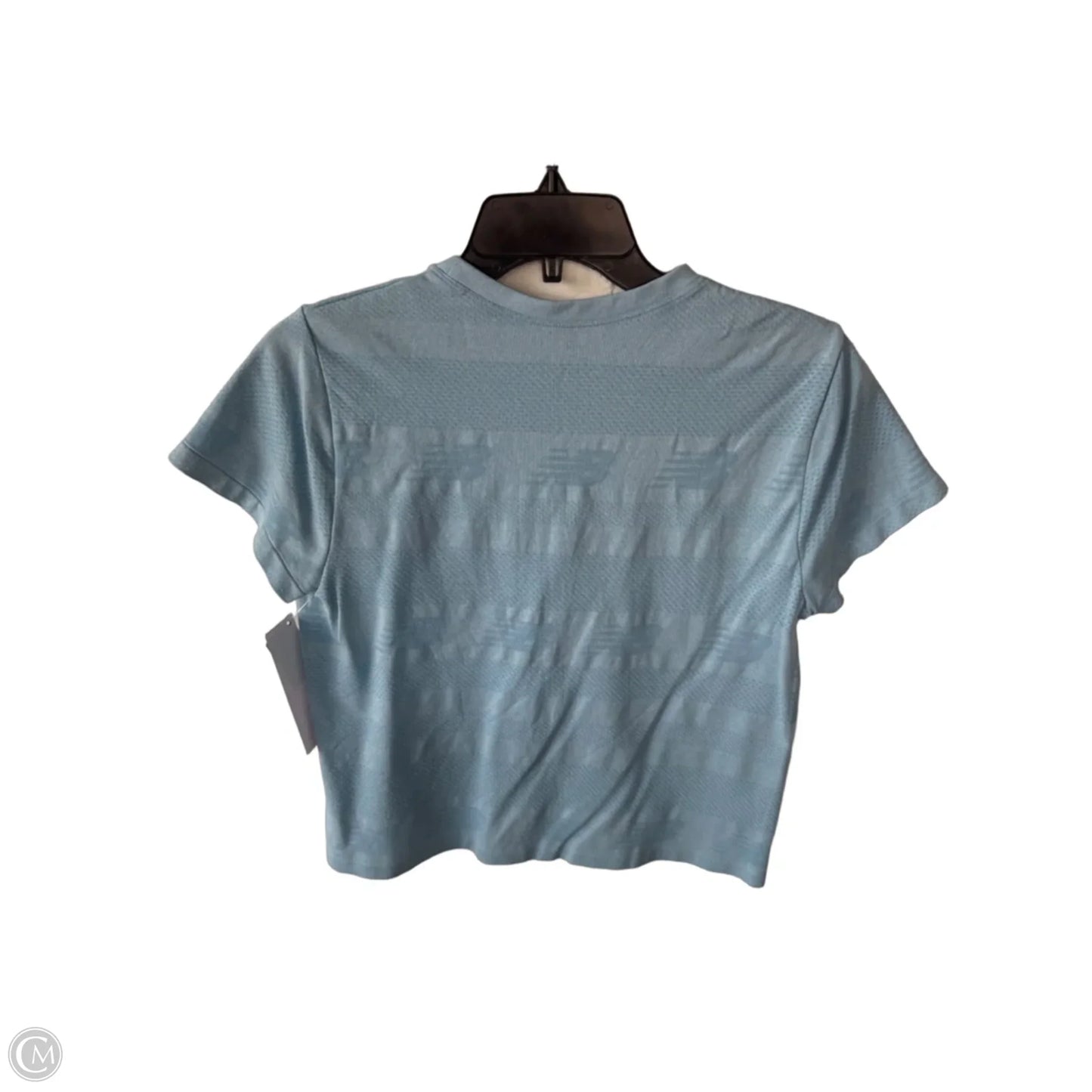 Athletic top SS By New Balance In Blue, Size: M