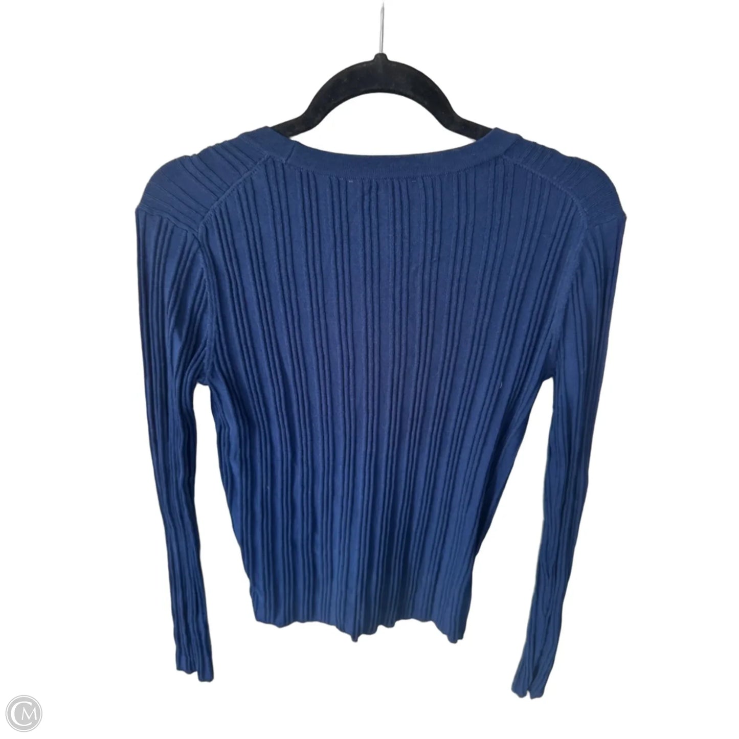 Sweater Cardigan By Philosophy In Blue, Size: S