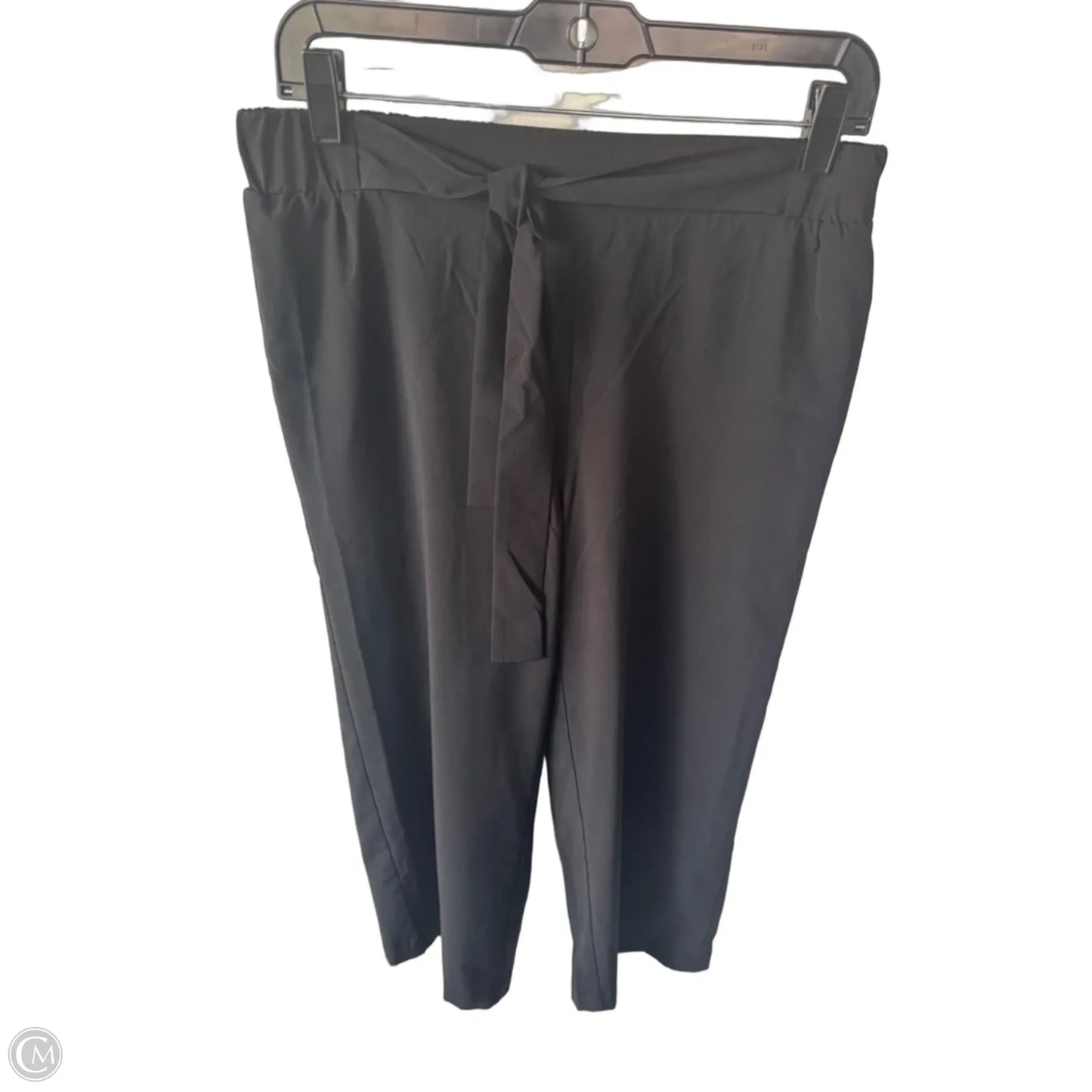 Pants Cropped By Calvin Klein In Black, Size: 4