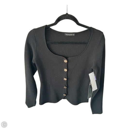Sweater Cardigan By Clothes Mentor In Black, Size: S
