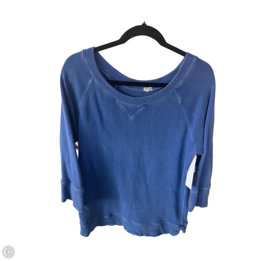 Sweatshirt Crewneck By J. Crew In Blue, Size: M