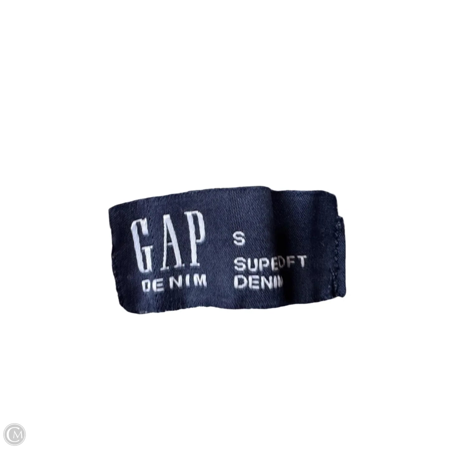 Jeans Straight By Gap In Blue Denim, Size: 4