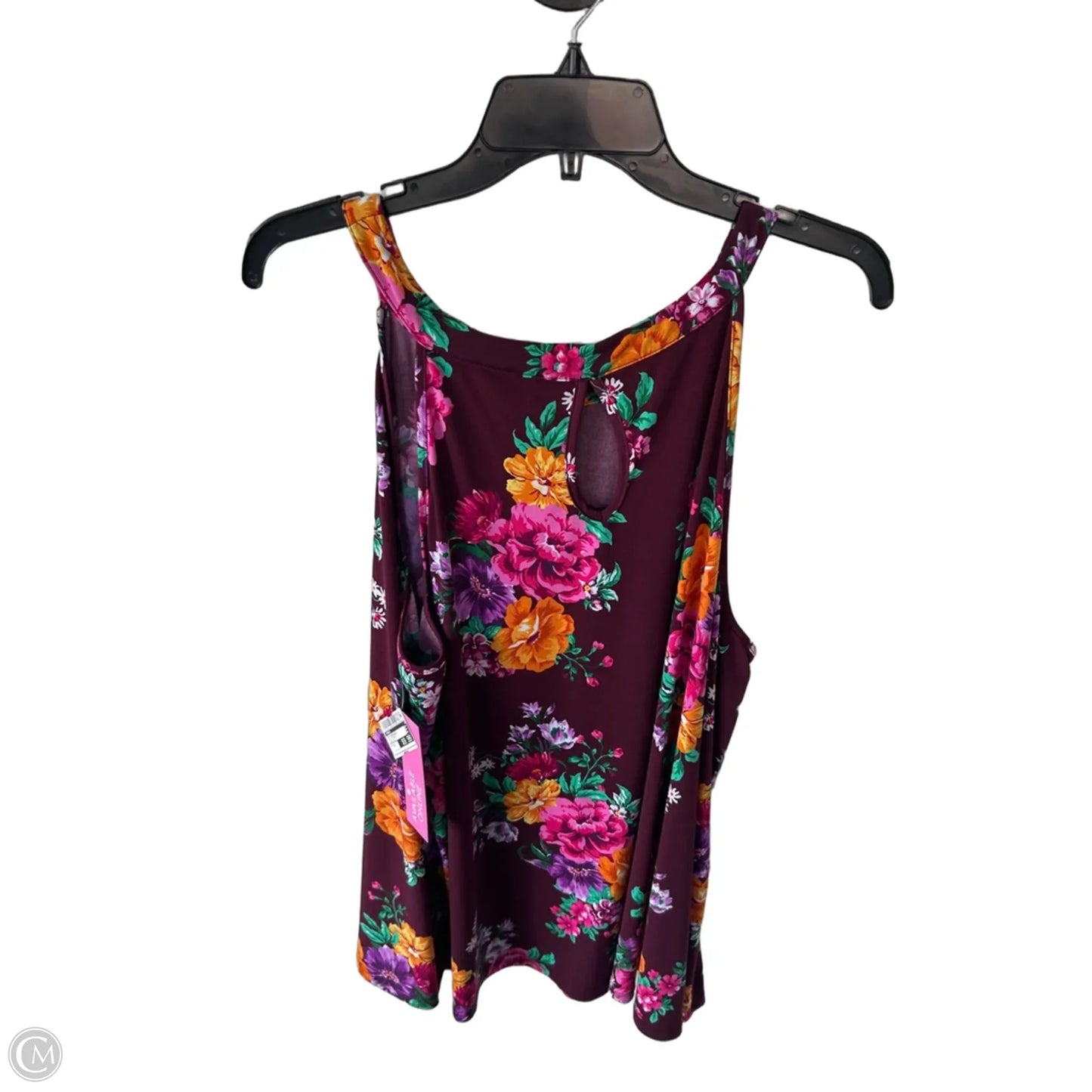 Top Sleeveless By Torrid In Pink & Purple, Size: 3x