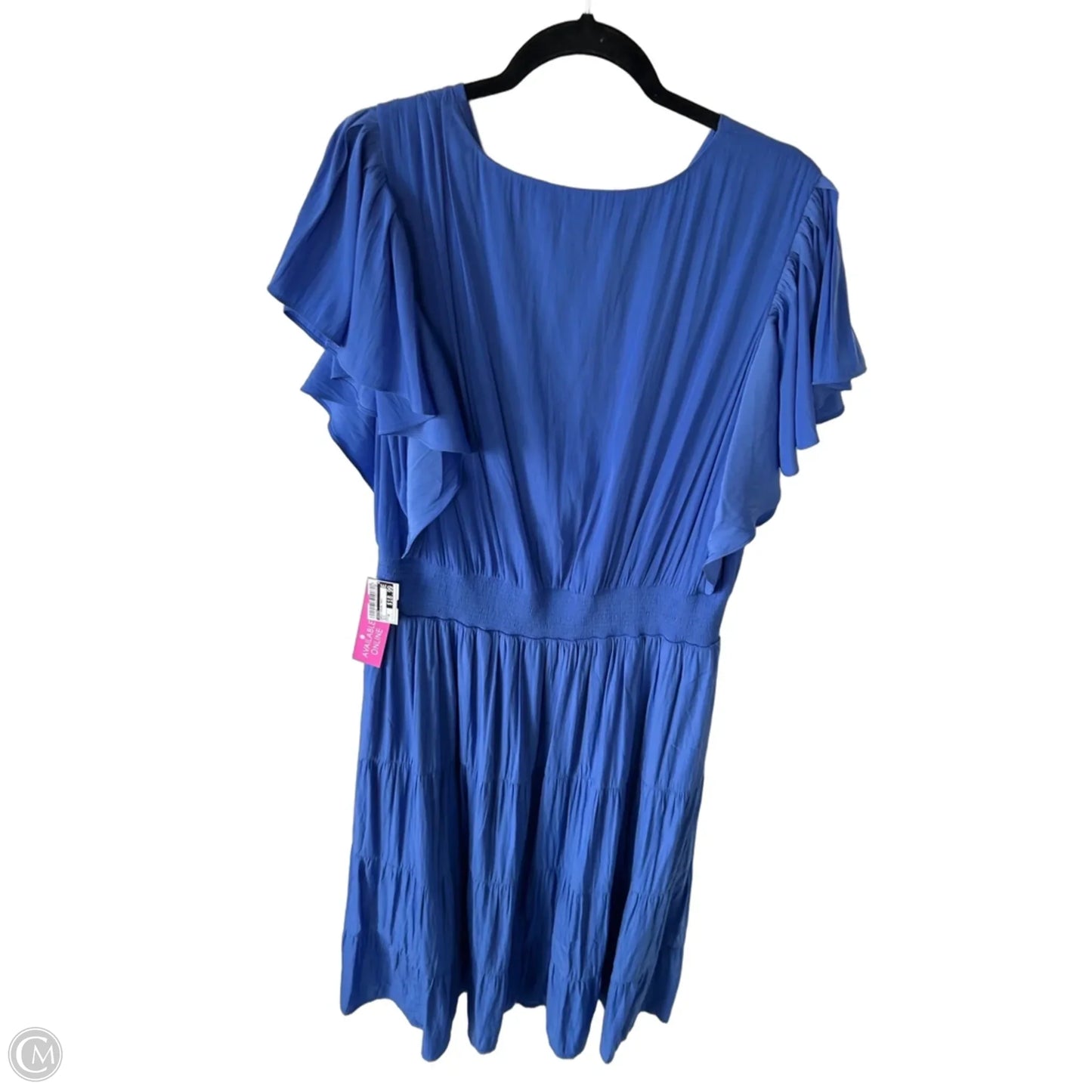 Dress Casual Maxi By Chicos In Blue, Size: 16