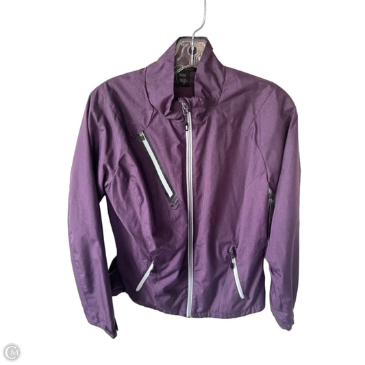 Jacket Windbreaker By Clothes Mentor In Purple, Size: M