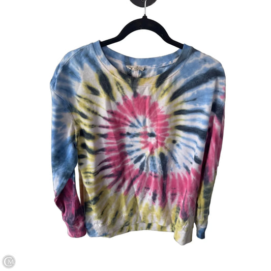 Sweatshirt Crewneck By Jane And Delancey In Blue & Pink, Size: L