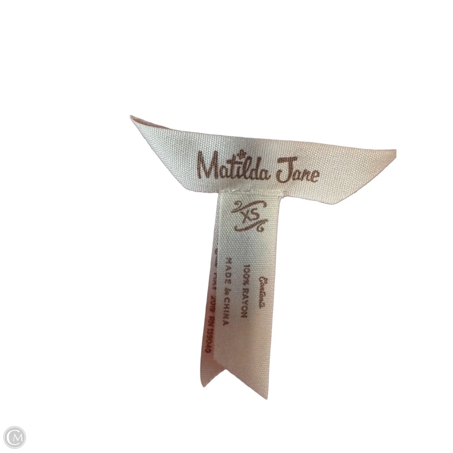 Dress Casual Short By Matilda Jane In Orange, Size: Xs