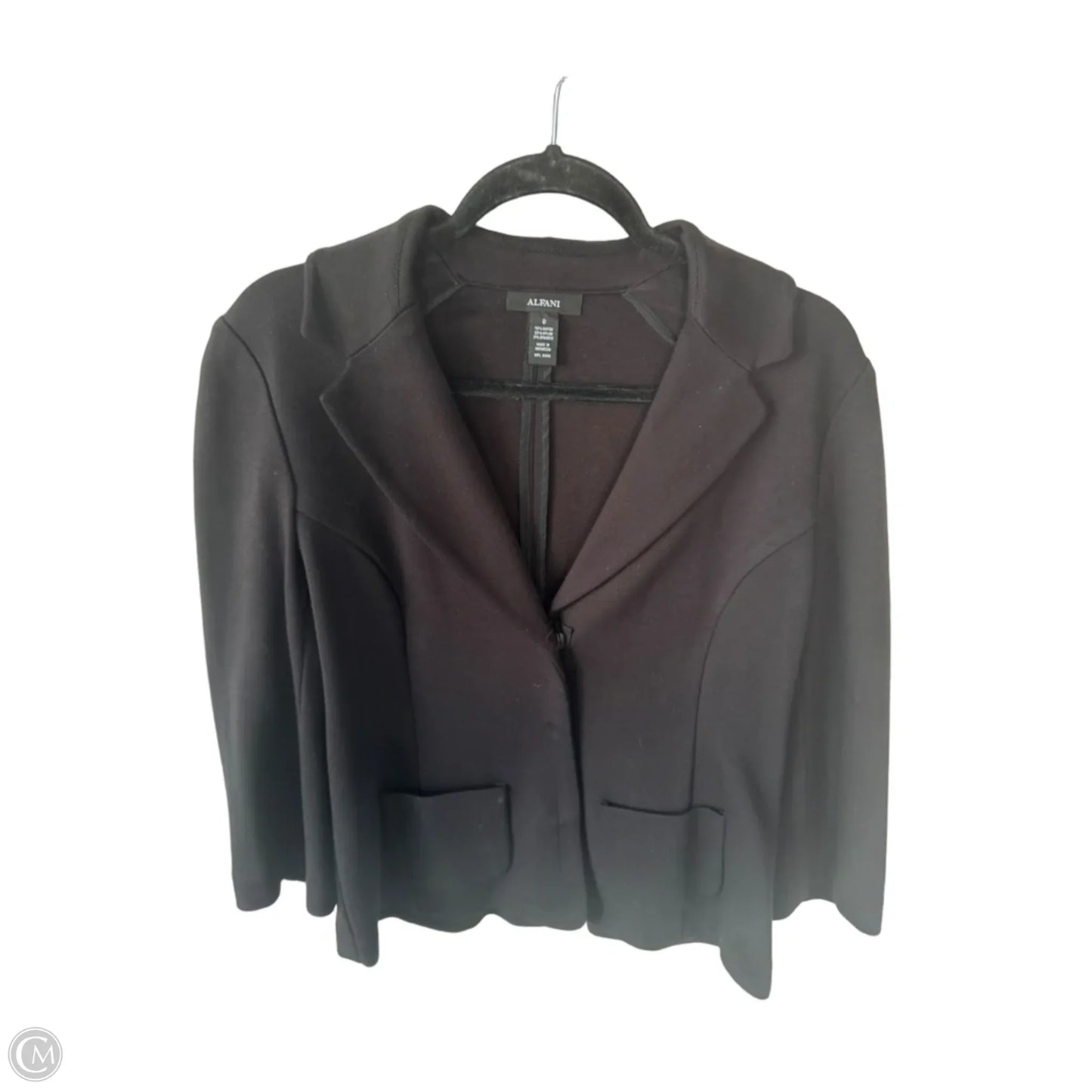 Blazer By Alfani In Black, Size: M