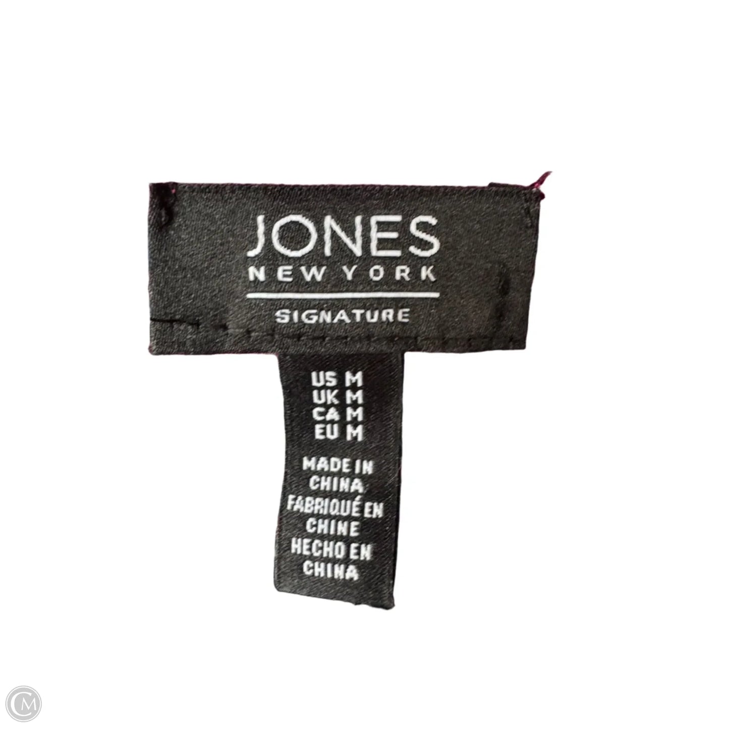 Sweater Short Sleeve By Jones New York In Blue & Pink, Size: M