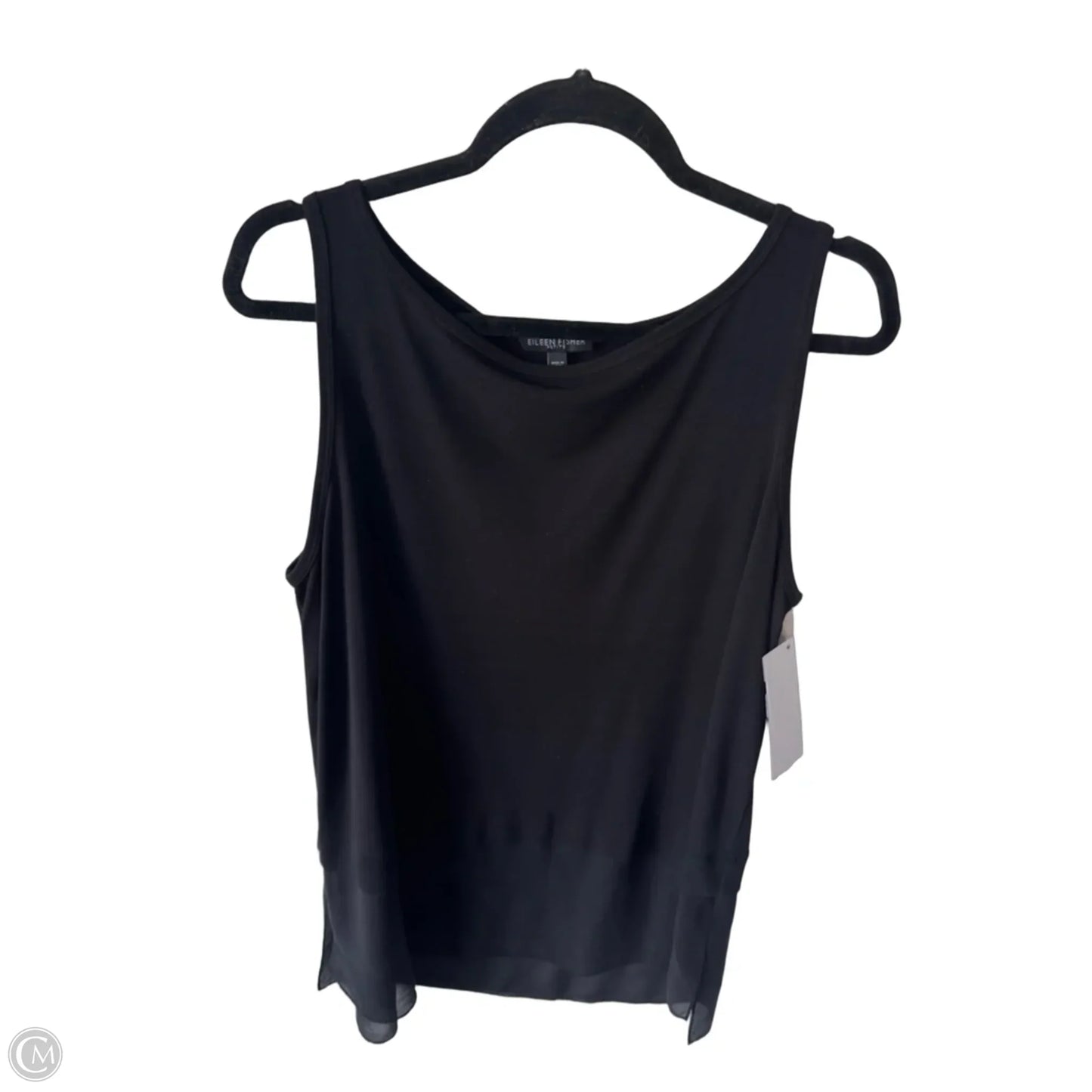 Tunic Sleeveless By Eileen Fisher In Black, Size: Lp