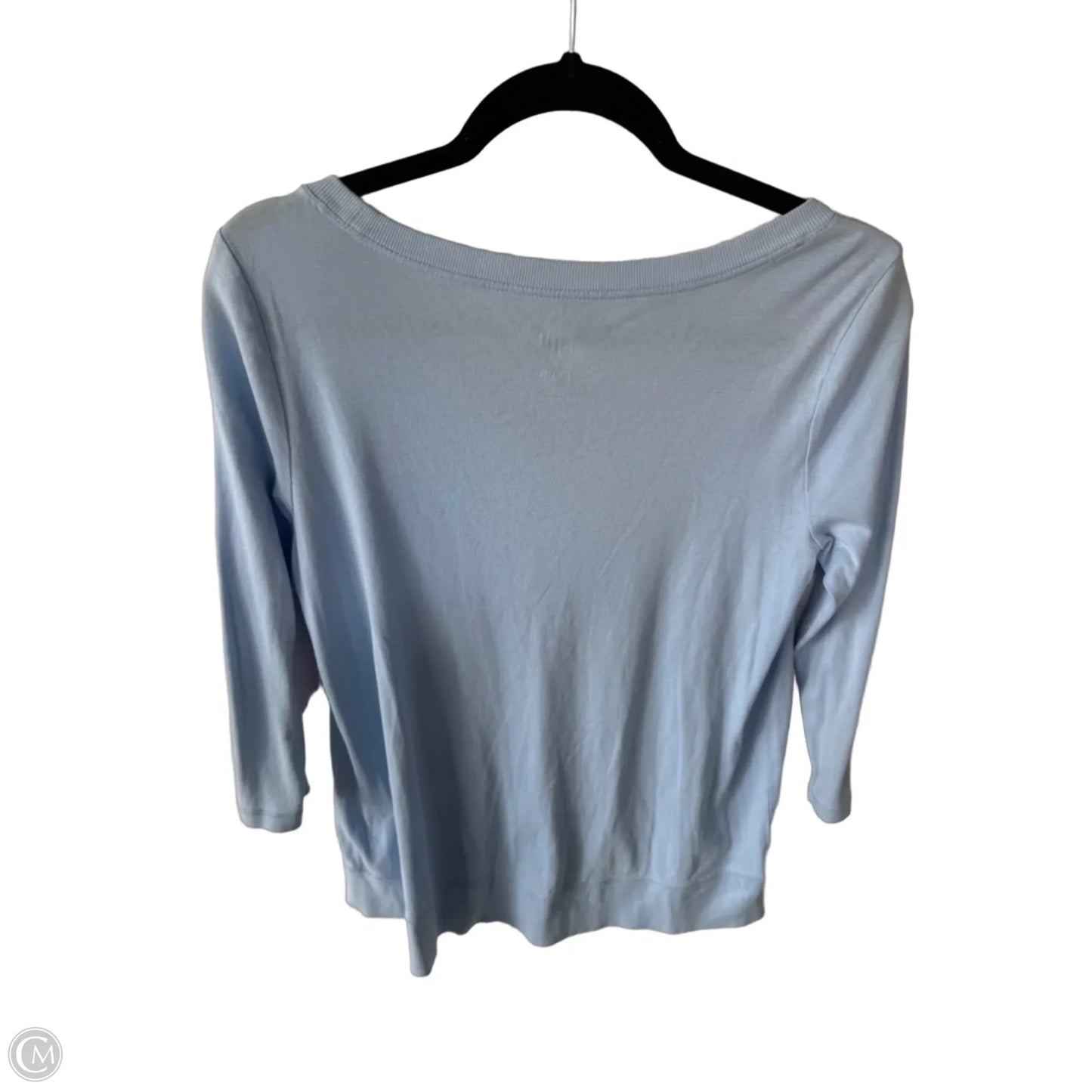 Top 3/4 Sleeve By J. Jill In Blue, Size: S