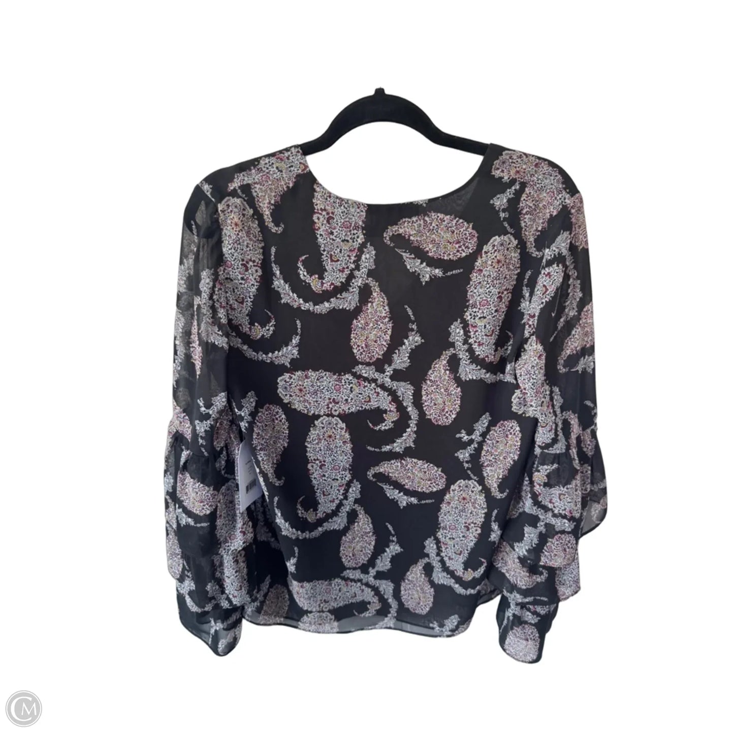 Top Long Sleeve By Bailey 44 In Black, Size: M