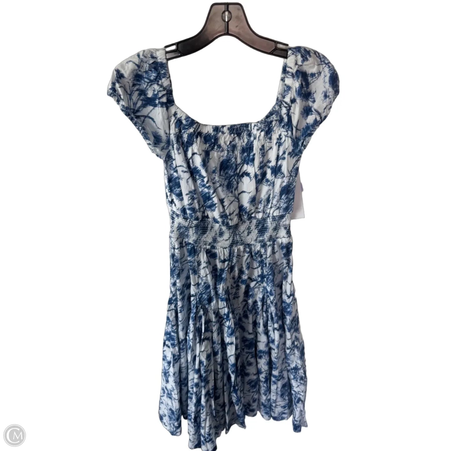 Dress Casual Midi By Inc In Blue & White, Size: S