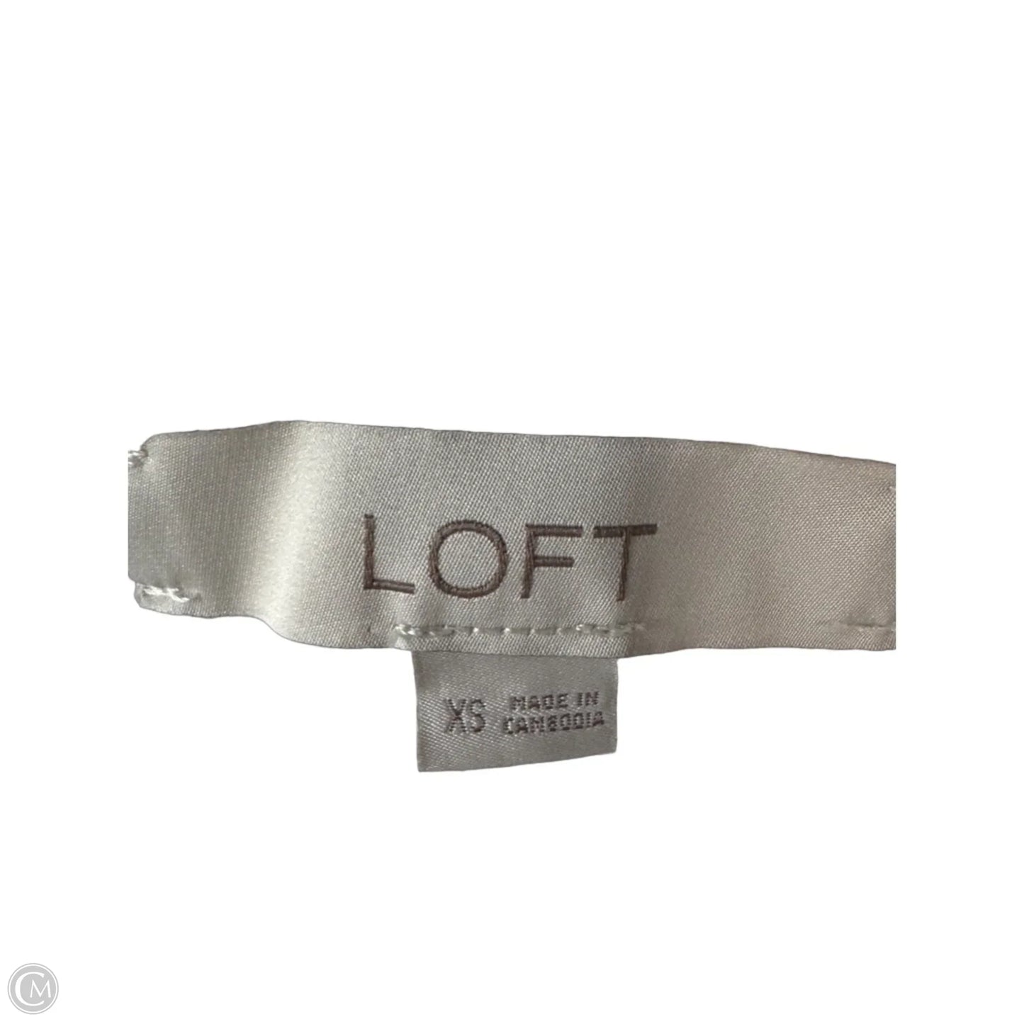 Vest Sweater By Loft In White, Size: Xs