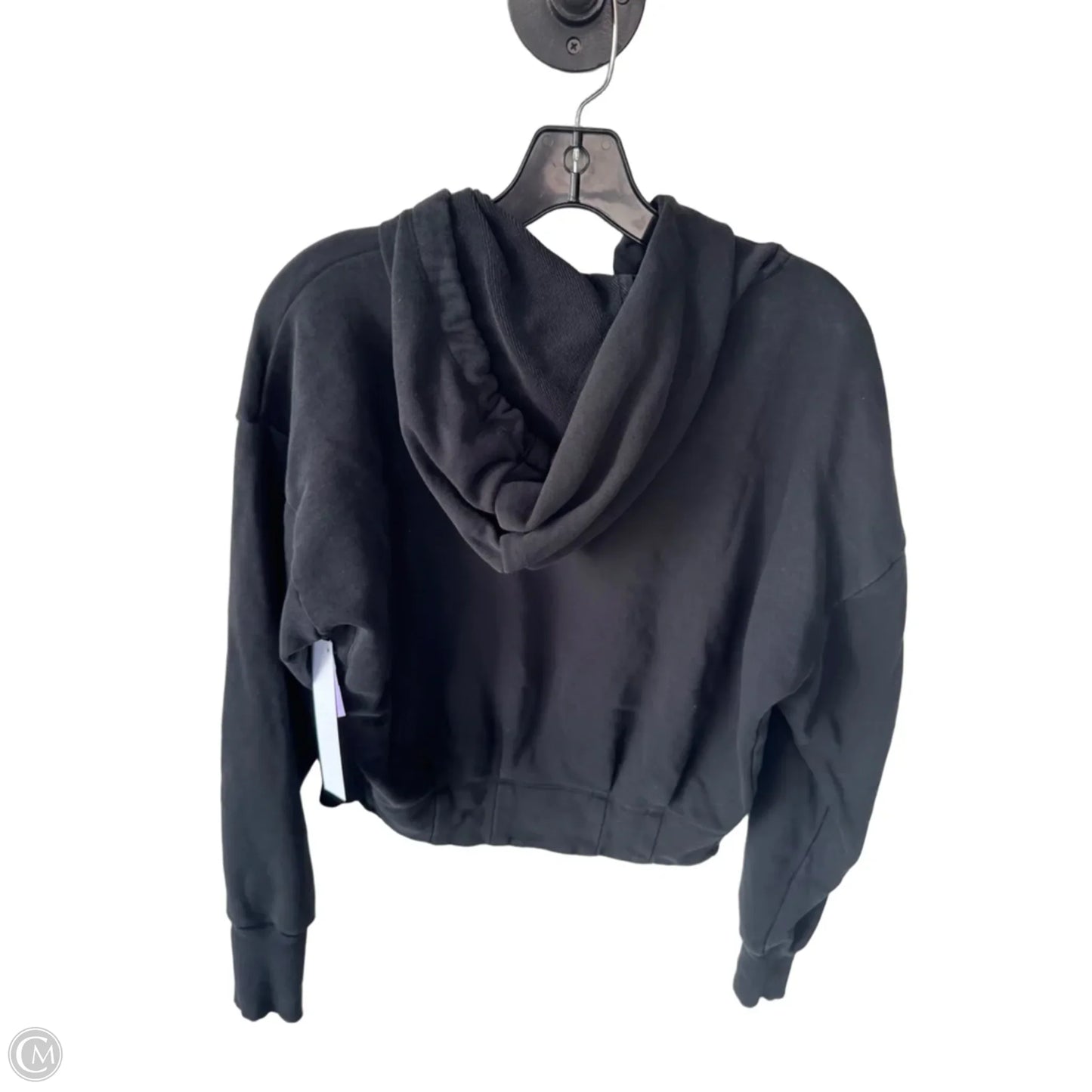 Athletic Sweatshirt Hoodie By Evereve In Black, Size: S