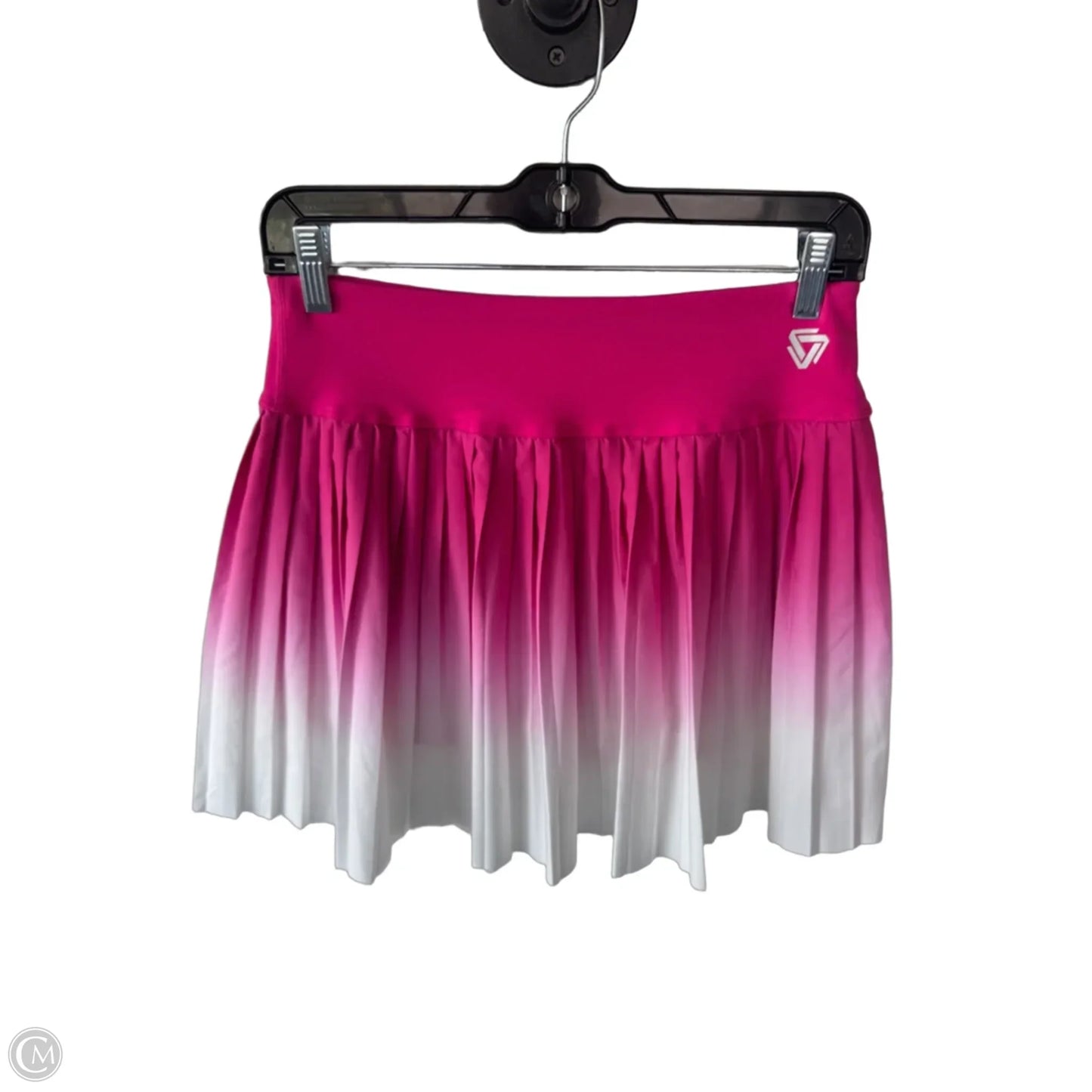 Athletic Skort By Clothes Mentor In Pink & White, Size: 8