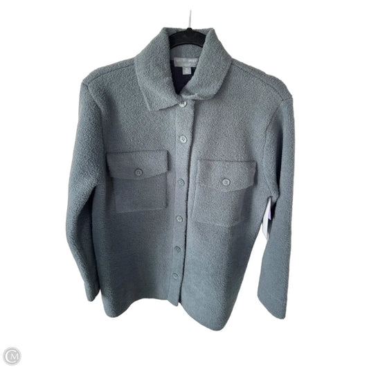 Jacket Shirt By Barefoot Dreams In Blue, Size: Xs