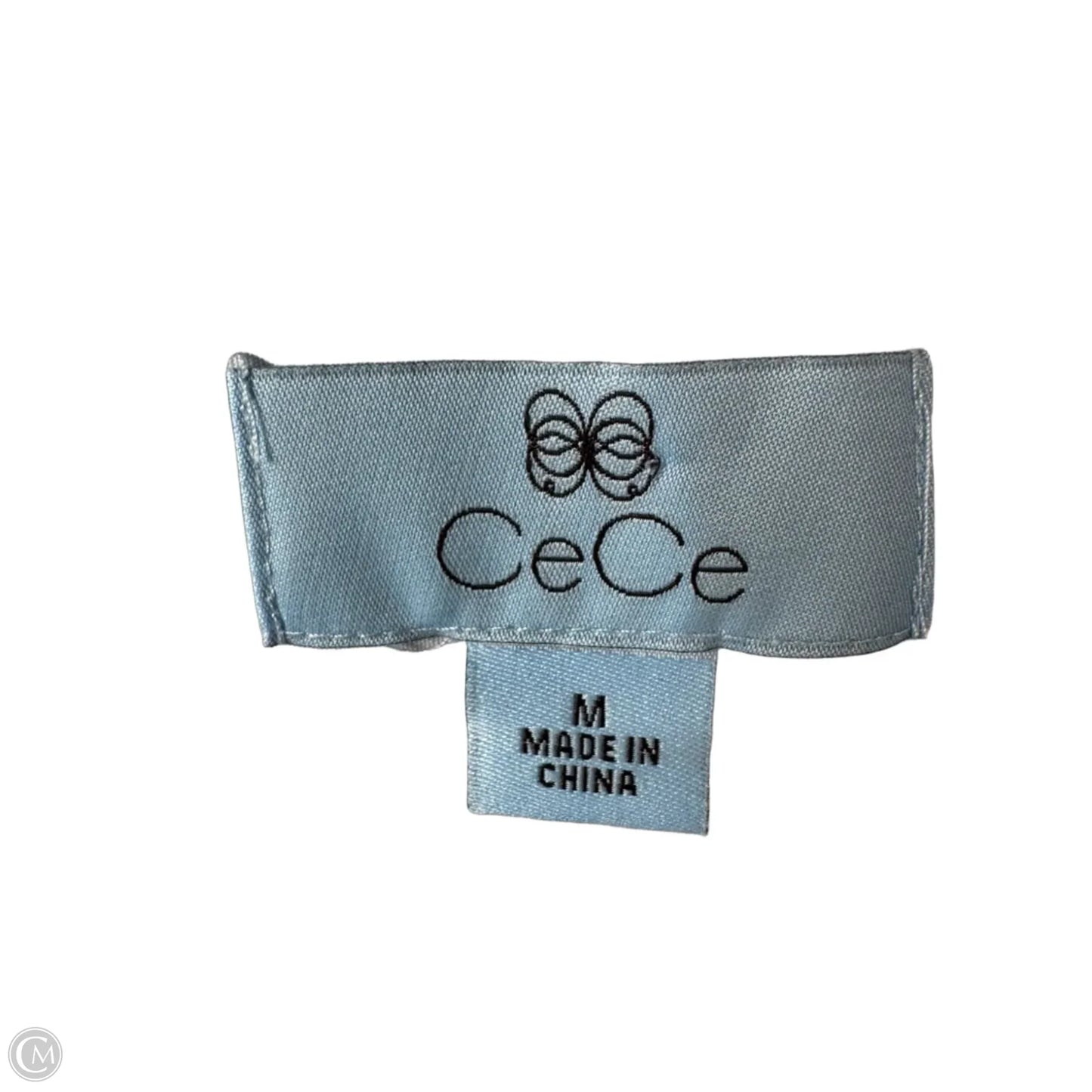 Top Long Sleeve By Cece In Blue, Size: M