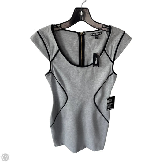 Dress Casual Short By Express In Grey, Size: S