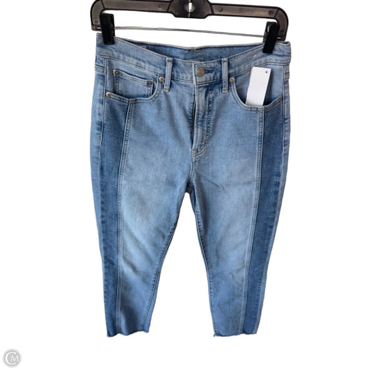 Jeans Straight By Gap In Blue Denim, Size: 8