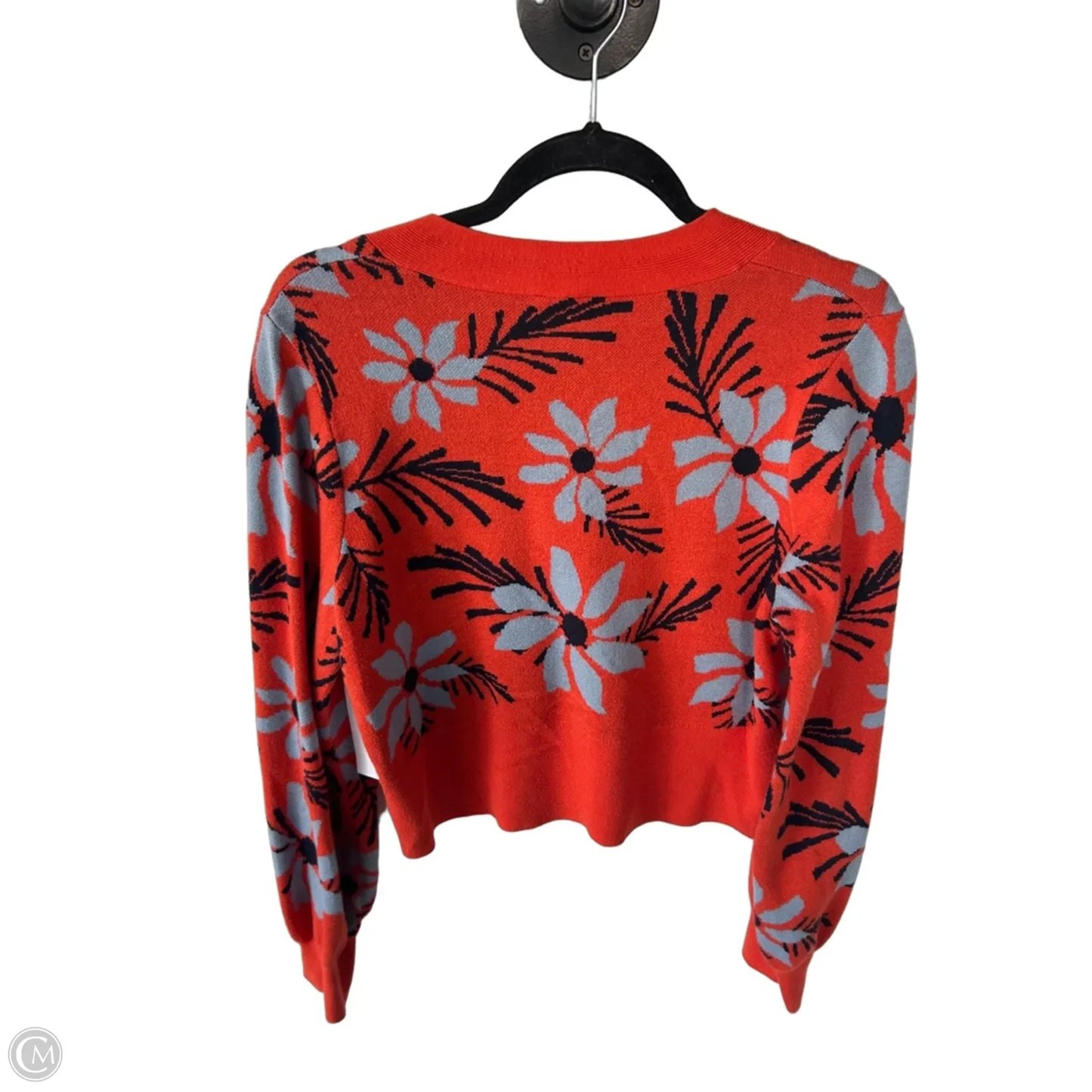Sweater Cardigan By Cabi In Orange, Size: M