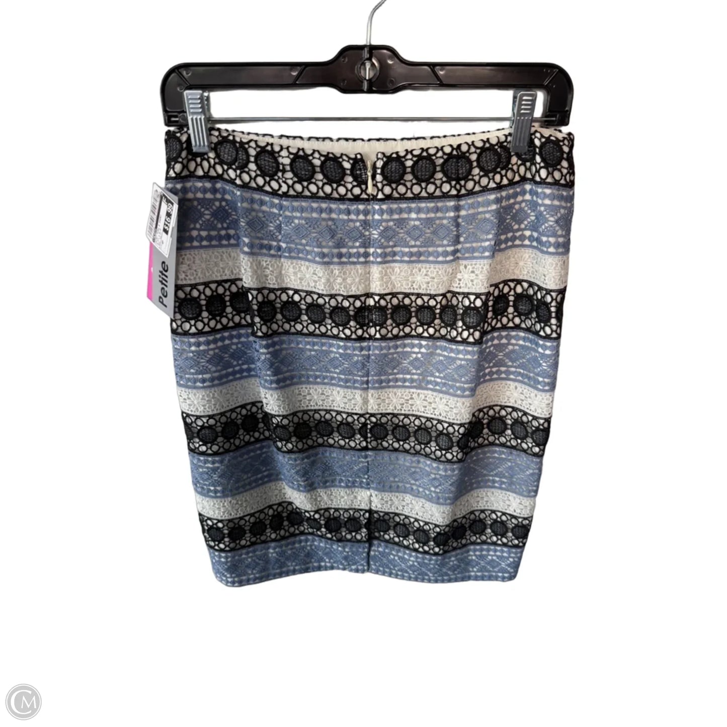 Skirt Mini & Short By Talbots In Black & Blue, Size: 4p