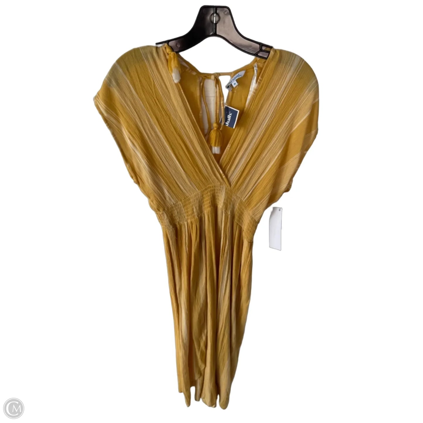 Dress Casual Maxi By Blue Island In Yellow, Size: M