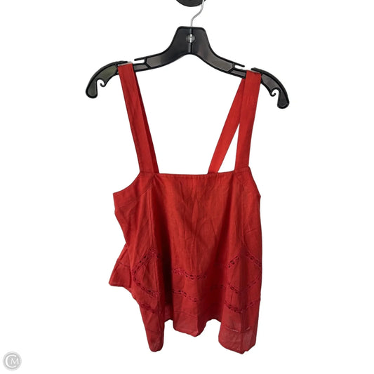 Top Sleeveless By Free People In Orange, Size: S