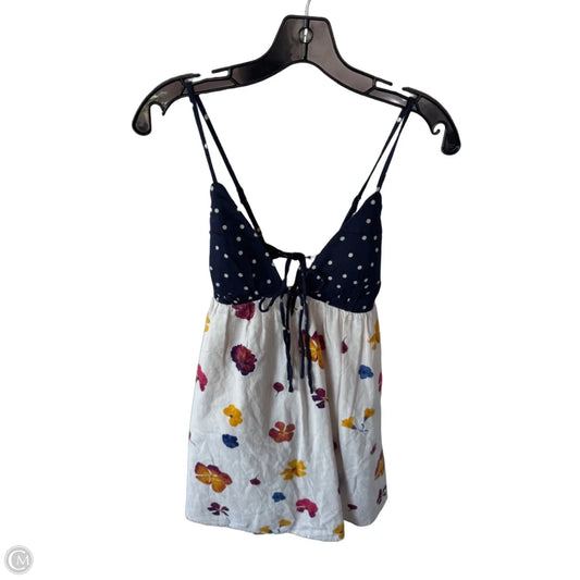 Dress Casual Short By Abercrombie And Fitch In Blue & Cream, Size: Xs