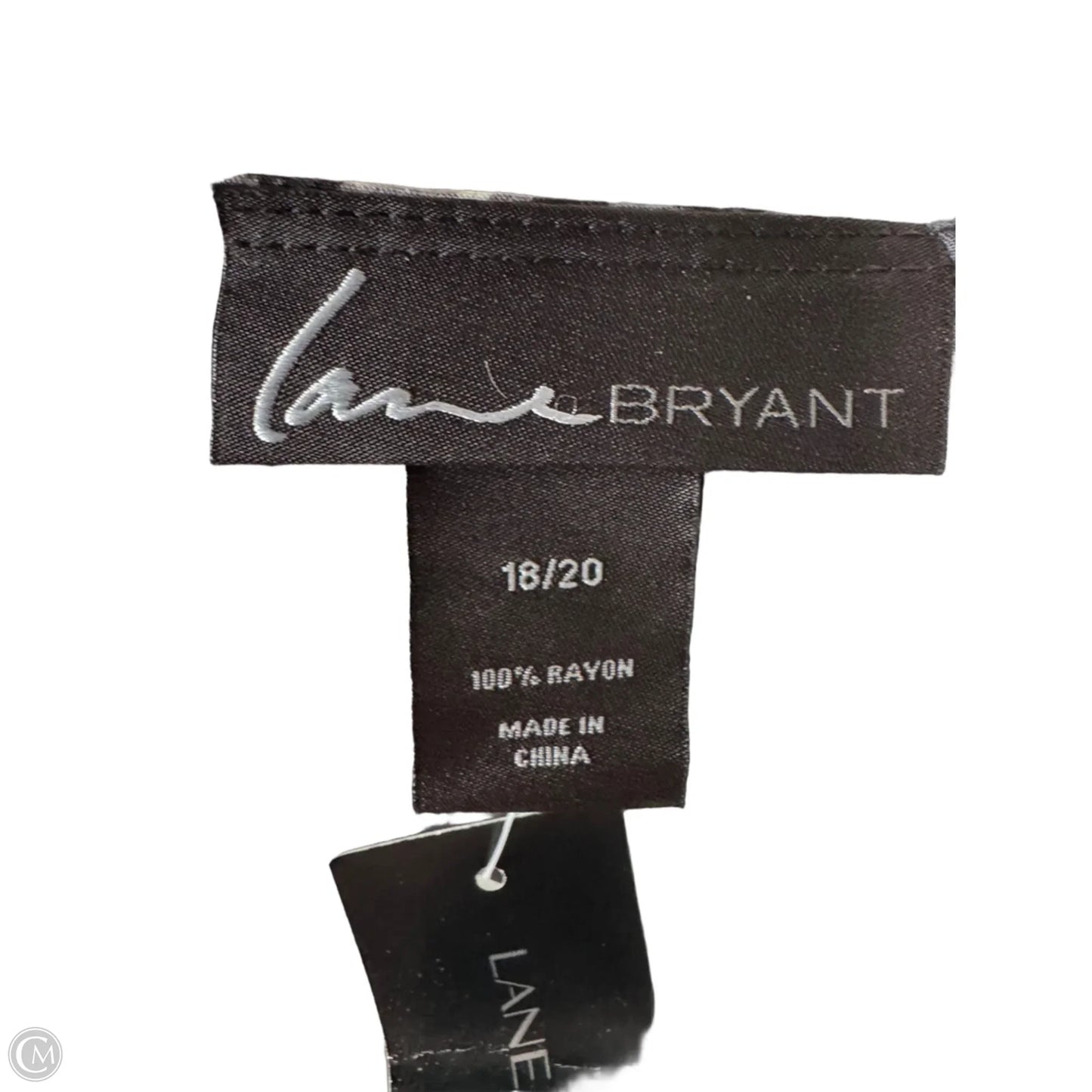 Dress Casual Maxi By Lane Bryant In Black & Grey, Size: 1x