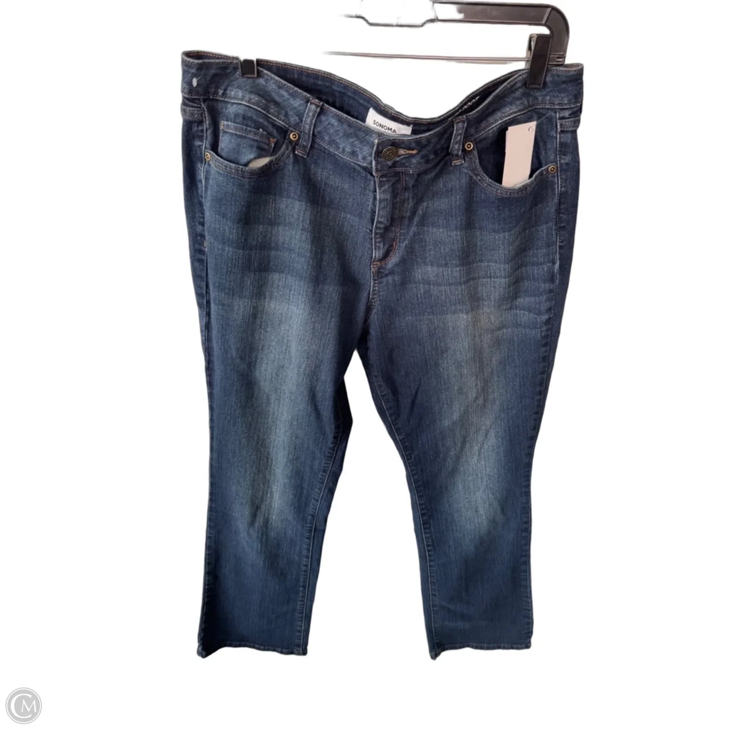 Jeans Boot Cut By Sonoma In Blue Denim, Size: 16