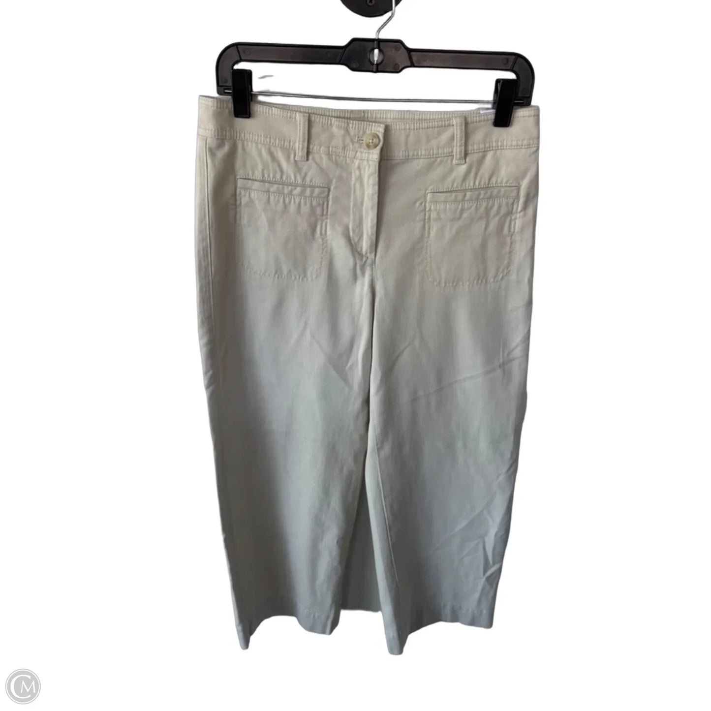 Pants Wide Leg By Talbots In Cream, Size: 4p
