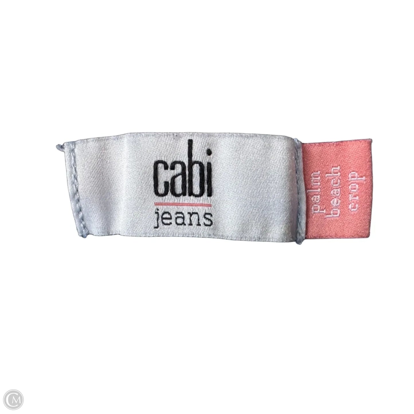 Jeans Cropped By Cabi In Blue Denim, Size: 8