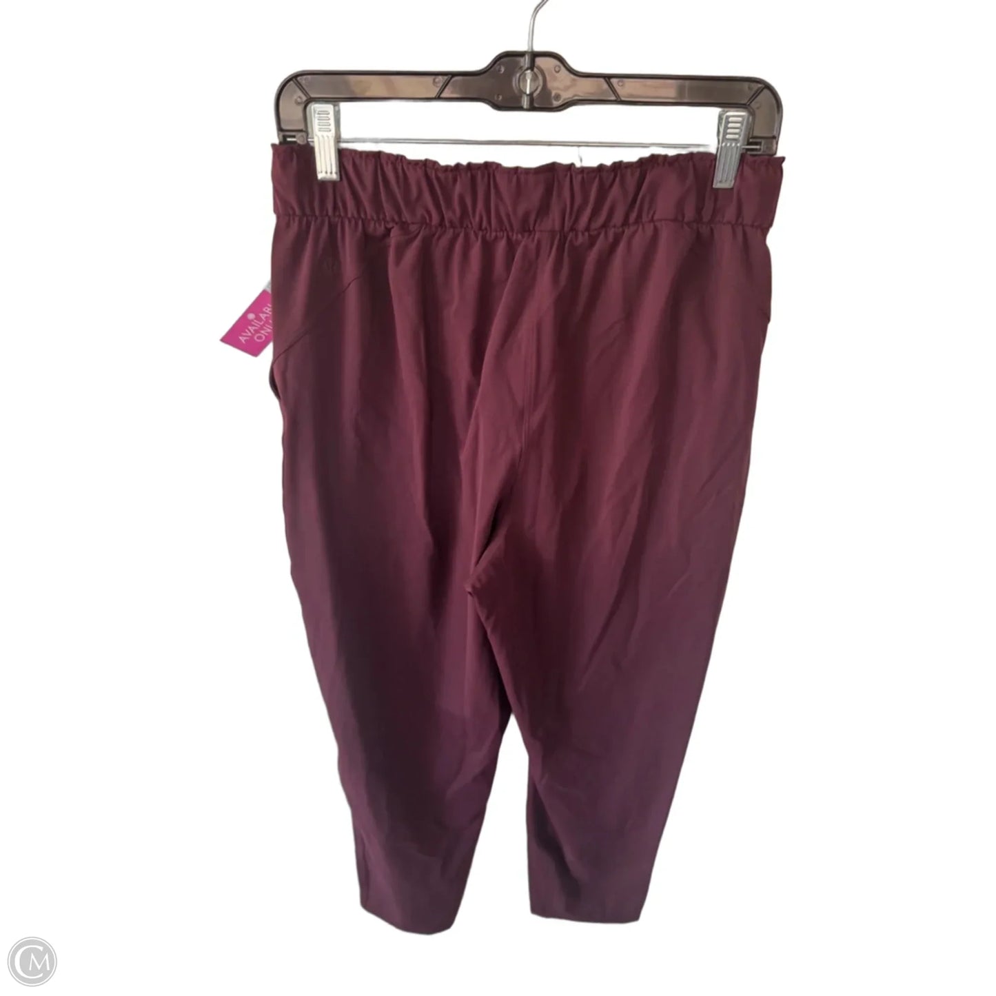 Athletic Pants By Lululemon In Maroon, Size: 8
