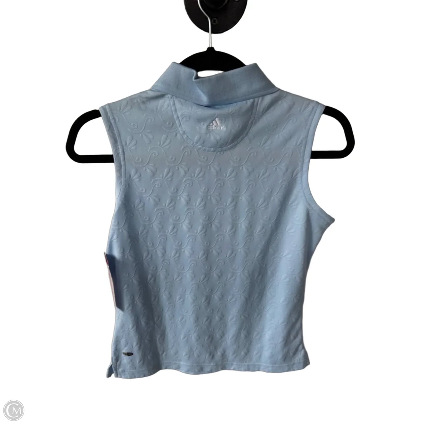 Athletic Tank Top By Adidas In Blue, Size: S