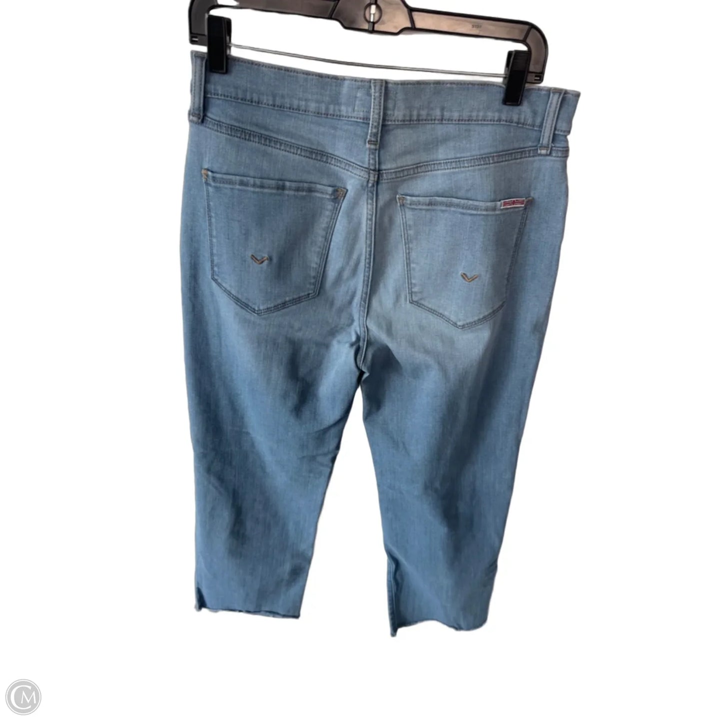 Jeans Straight By Hudson In Blue Denim, Size: 6