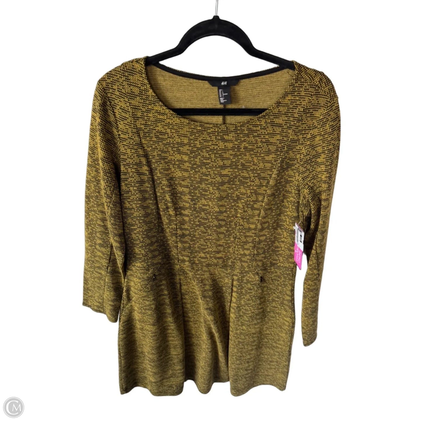 Dress Work By H&m In Yellow, Size: L
