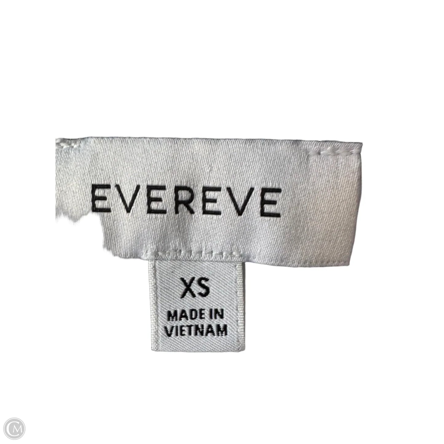 Top Long Sleeve By Evereve In Blue & White, Size: Xs