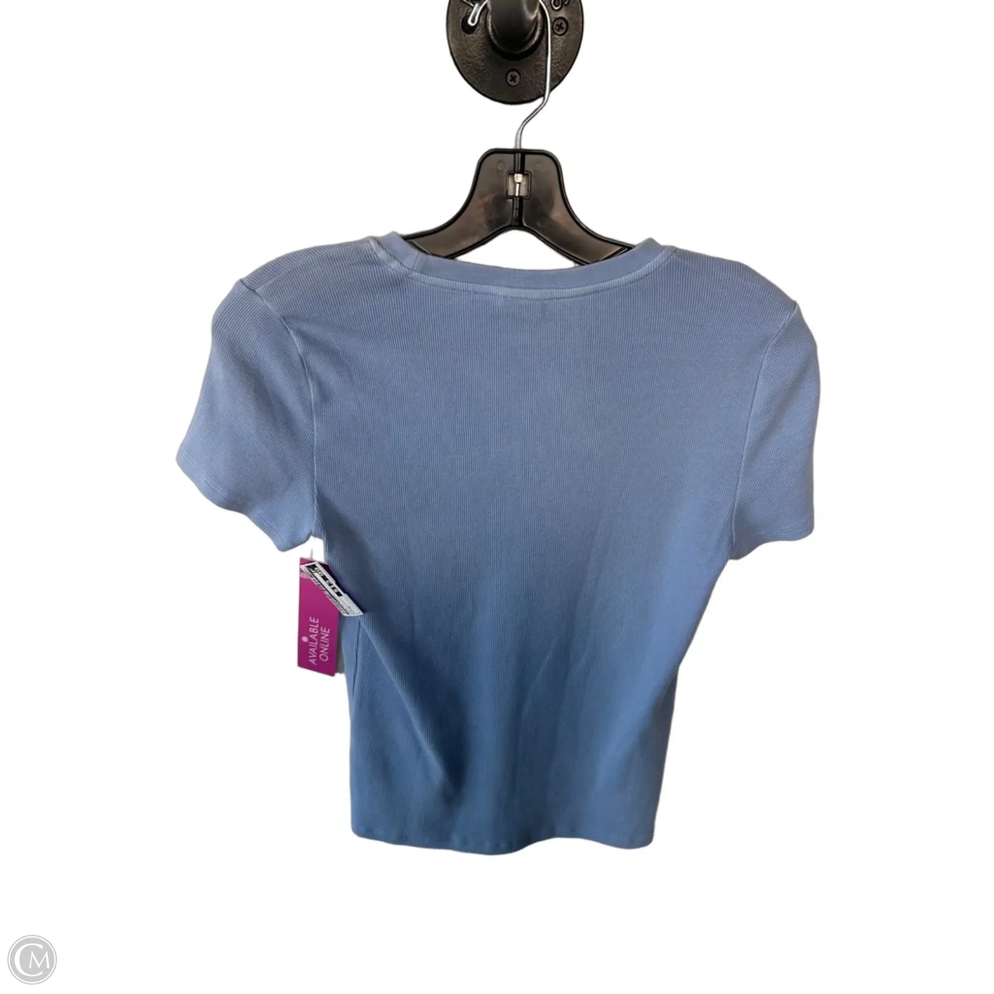 Top Short Sleeve Basic By Aritzia In Blue, Size: M