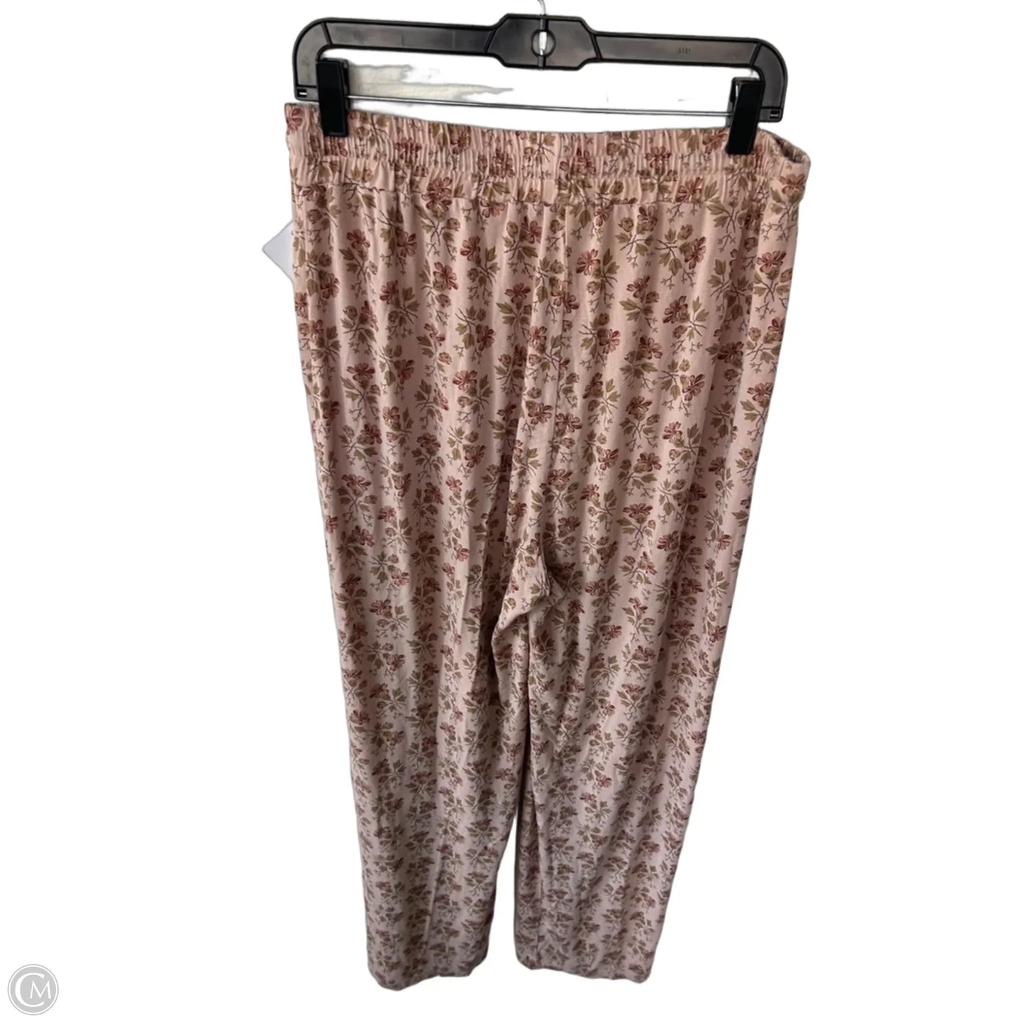 Pajamas 2pc By Clothes Mentor In Pink & Tan, Size: L