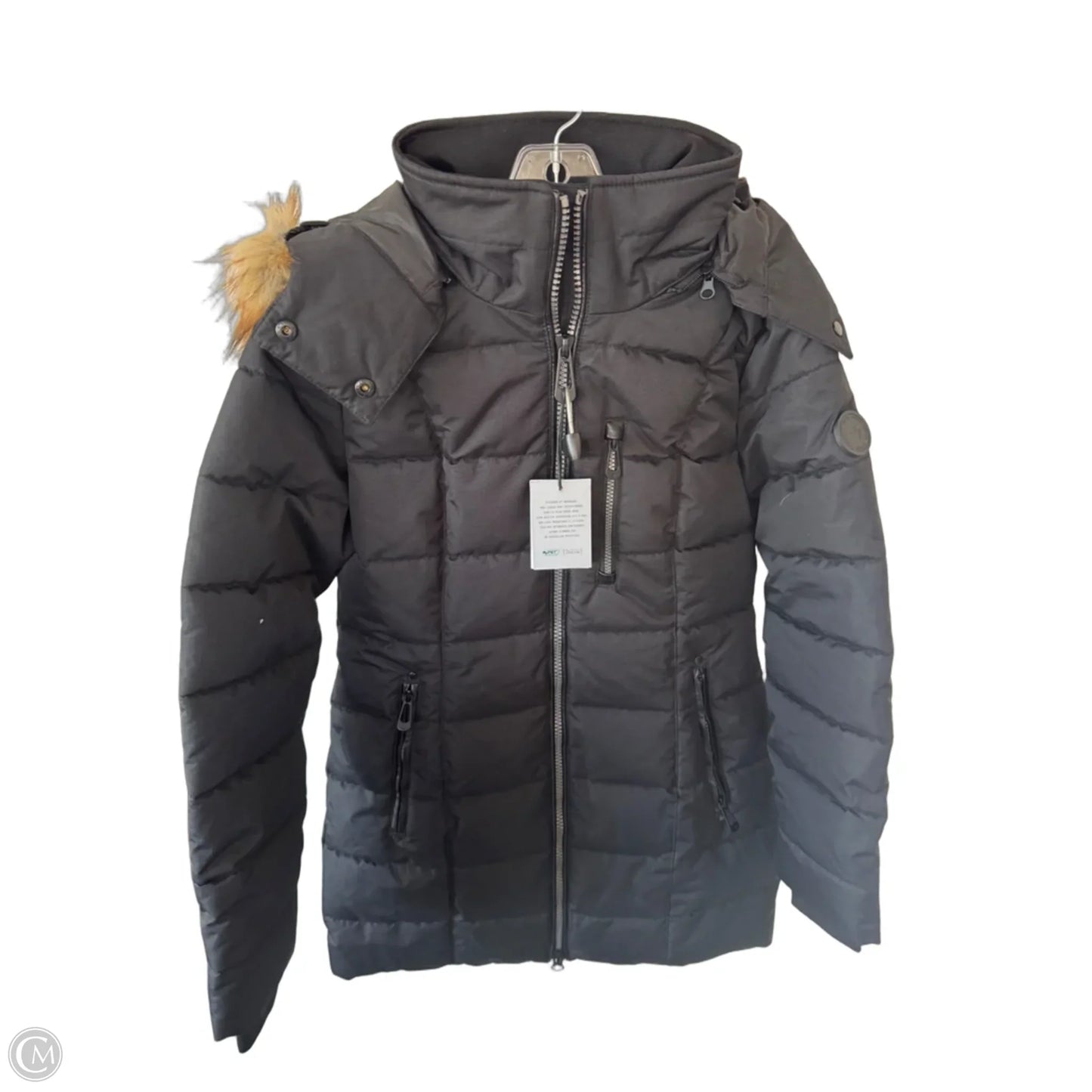 Coat Puffer & Quilted By Cmb In Black, Size: S