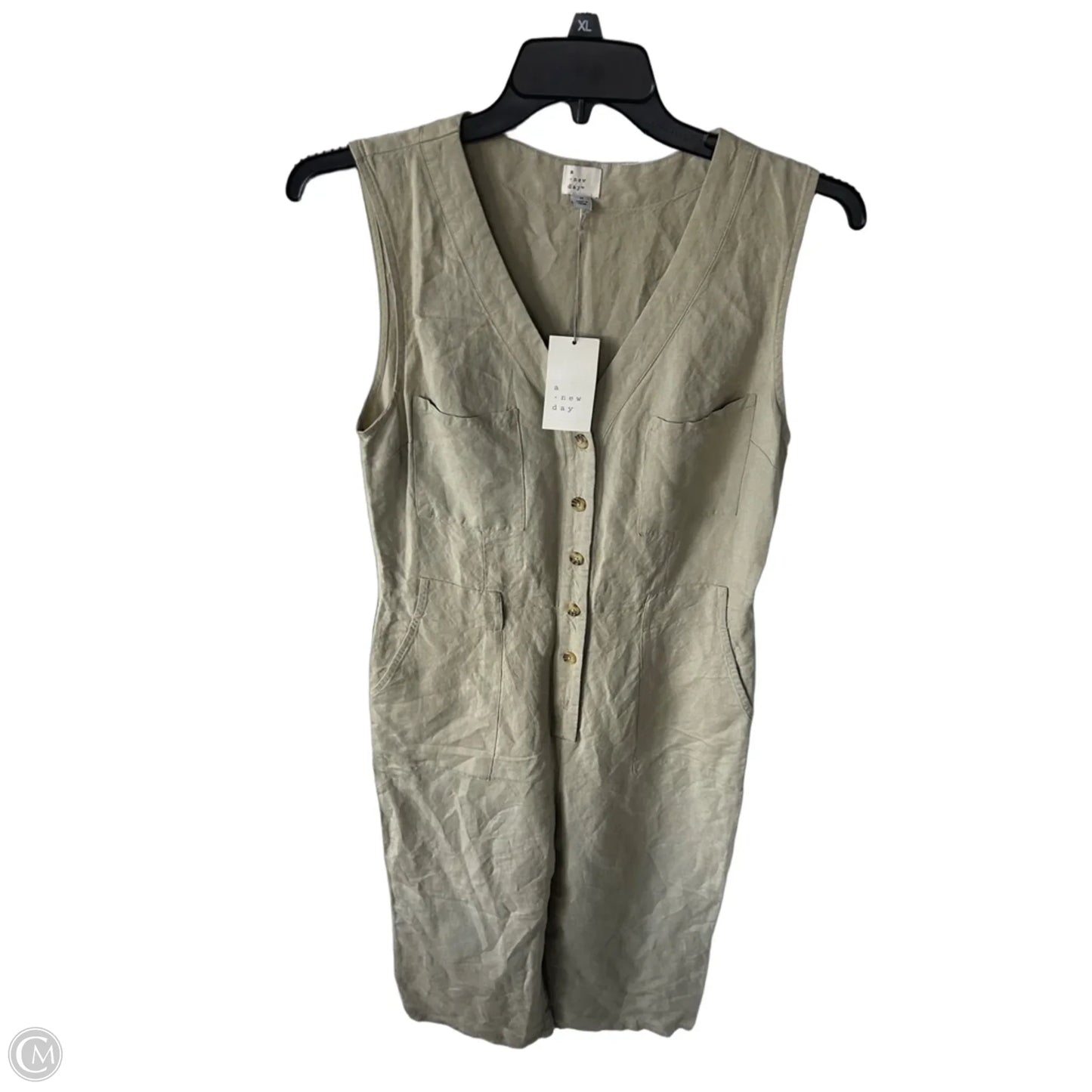 Jumpsuit By A New Day In Beige, Size: M