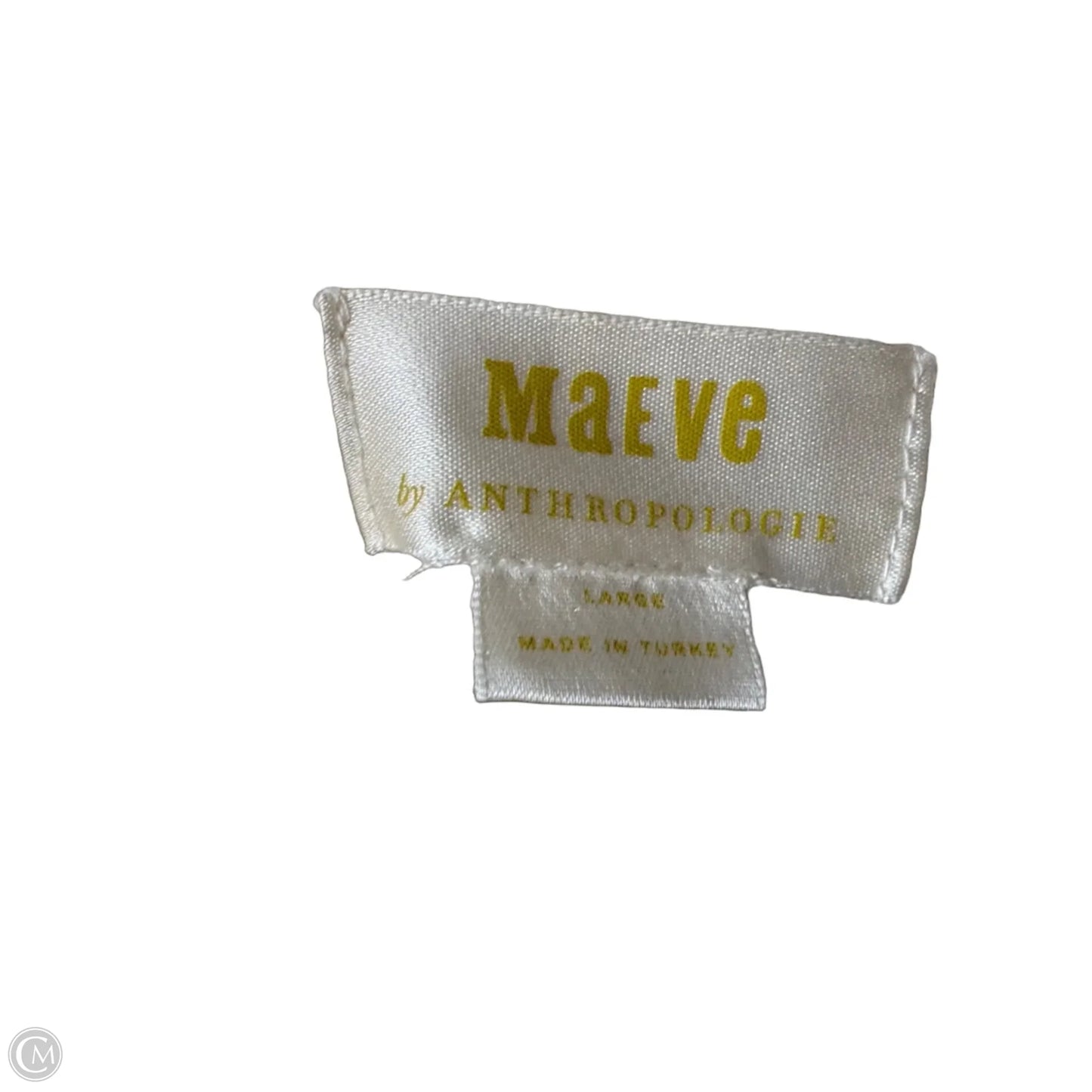 Sweater By Maeve In Blue & Cream, Size: L