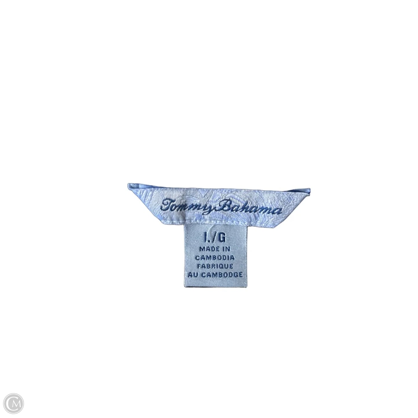 Top Long Sleeve Basic By Tommy Bahama In Blue, Size: L