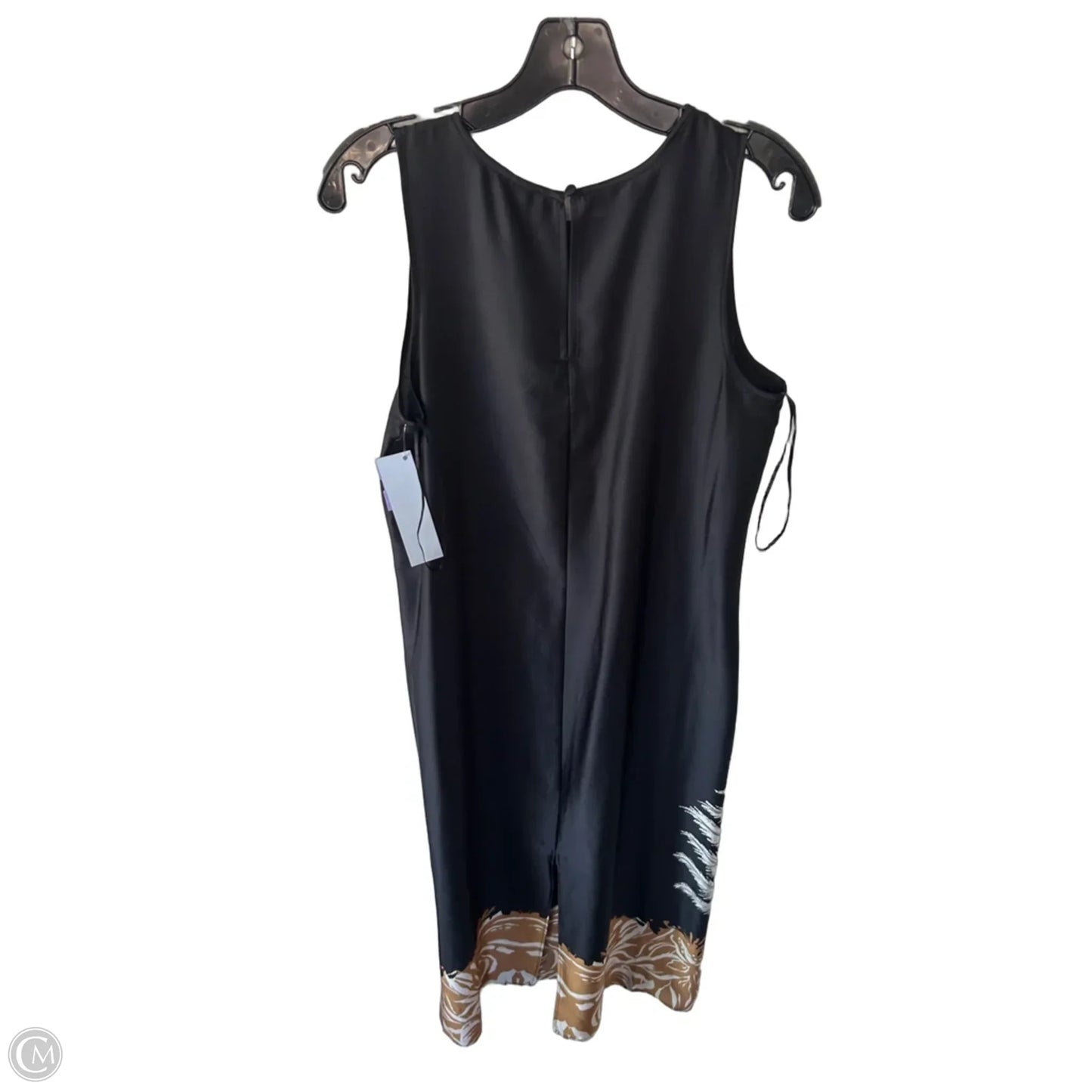 Dress Casual Maxi By Vince Camuto In Black & Cream, Size: S