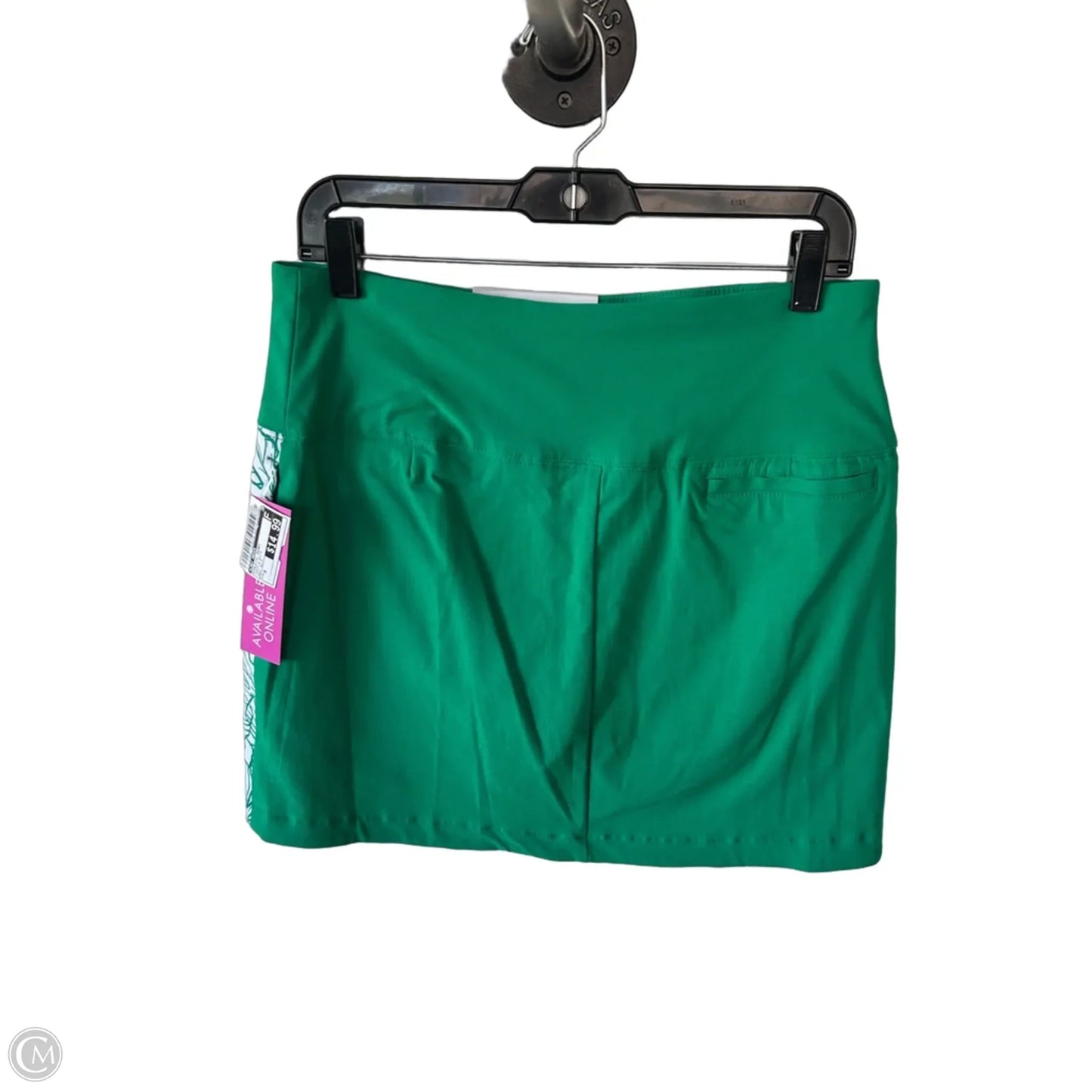 Athletic Skort By Lady Hagen In Green & White, Size: 8
