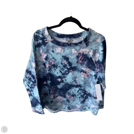 Sweatshirt Crewneck By Talbots In Blue & Pink, Size: Xlp