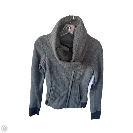 Sweatshirt Collar By Lululemon In Black & Grey, Size: Xs