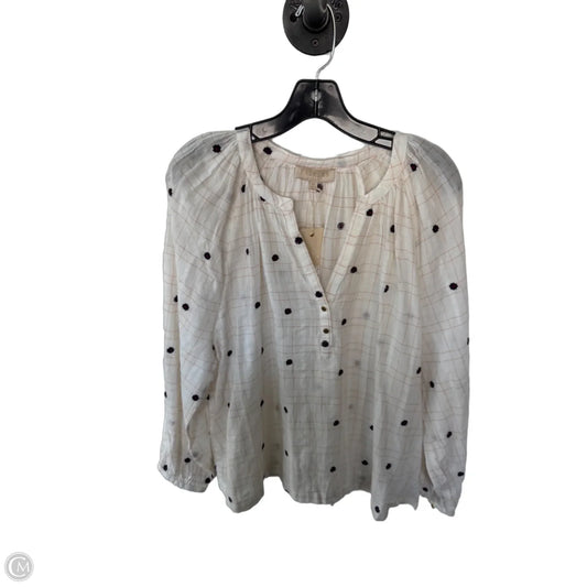 Top Long Sleeve By Clothes Mentor In White, Size: Xl