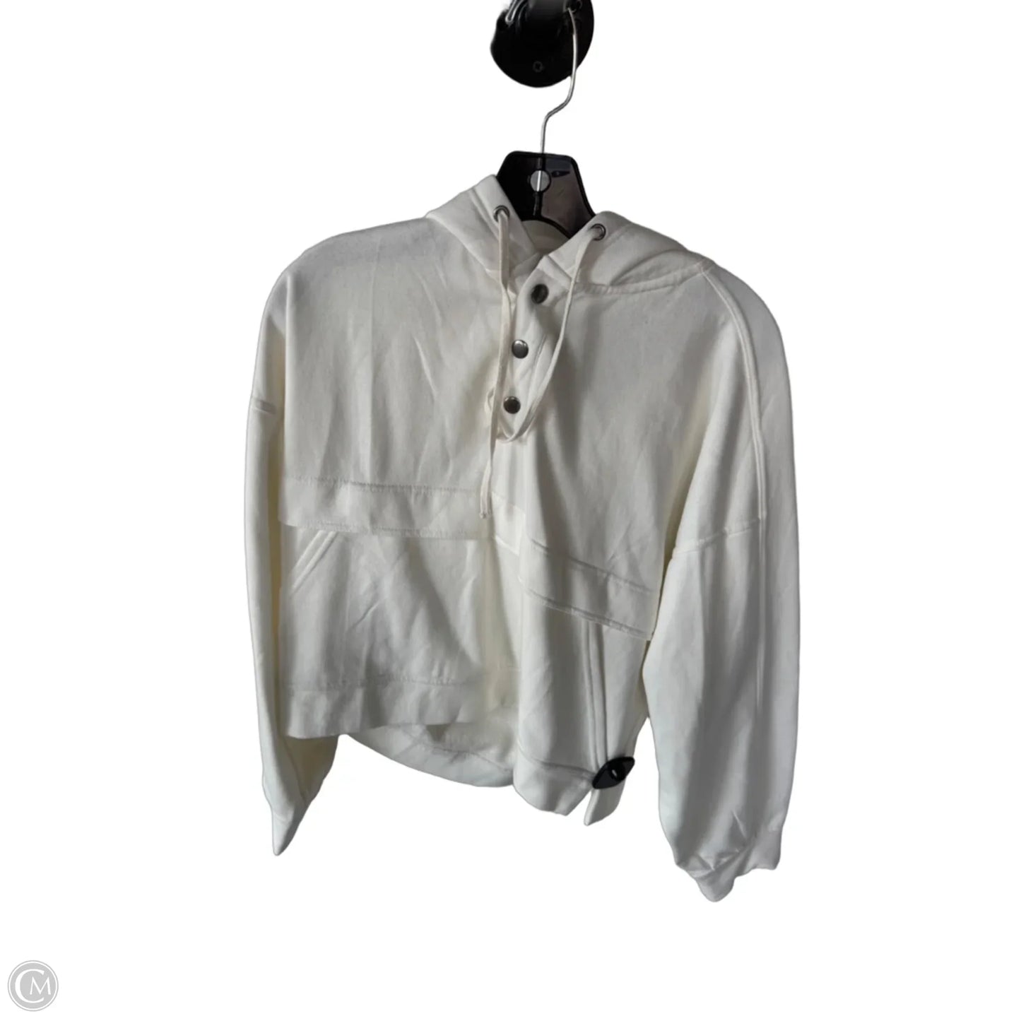 Sweatshirt Hoodie By Daily Practice By Anthropologie In Cream, Size: M